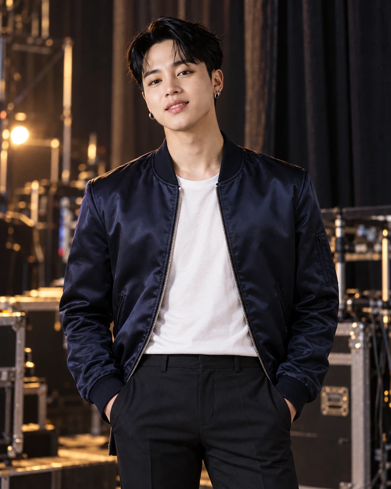 Foto van Jimin (지민) van de K-popgroep BTS