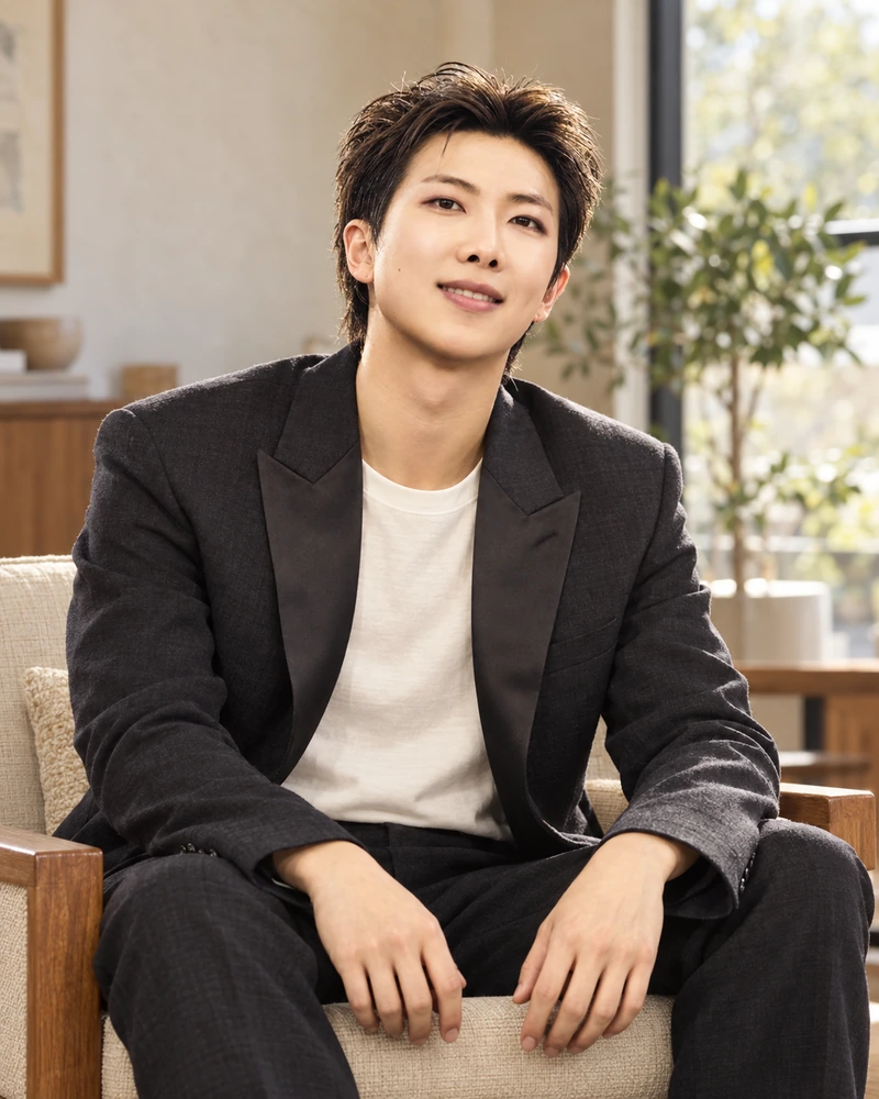 Foto van RM (알엠) van de K-popgroep BTS
